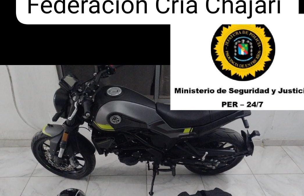 Estafa a una mujer en Chajarí: Realizaron allanamiento y secuestraron una moto y otros elementos de interés para la causa