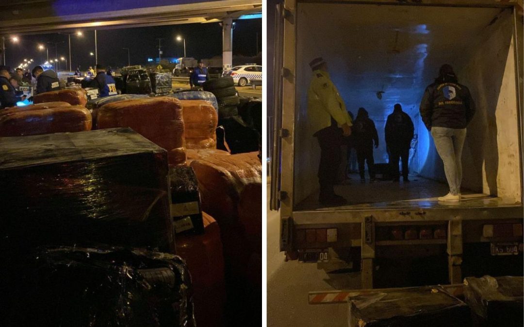 Incautan millonario contrabando de cubiertas y otros productos en la Autovía 14