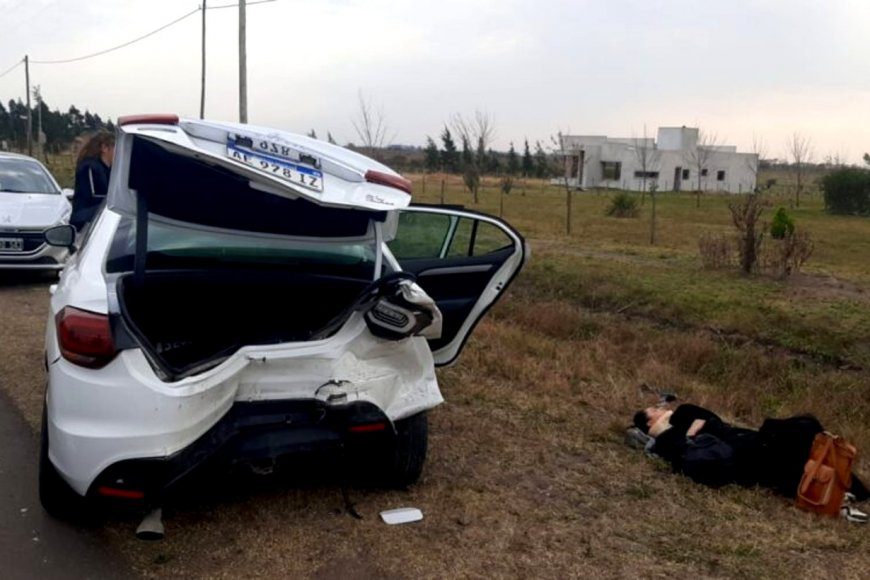 Cuatro docentes protagonizaron un accidente cuando iban al Congreso de Agmer