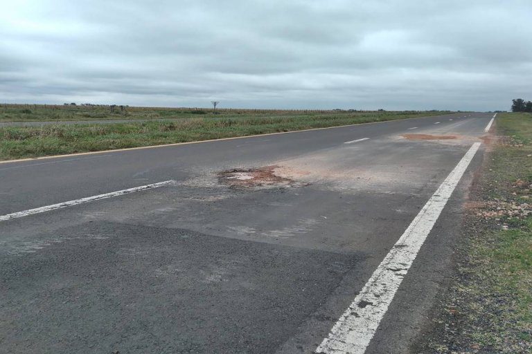 Vialidad Nacional decidió cortar por completo el tránsito en el tramo más deteriorado de la Ruta 18