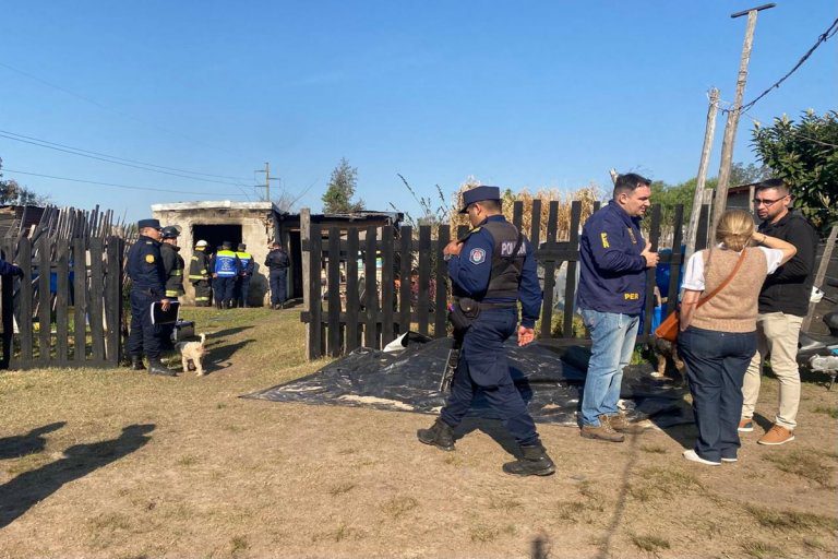 Concordia: Se confirmó que el hombre encontrado sin vida en un incendio había sido asesinado