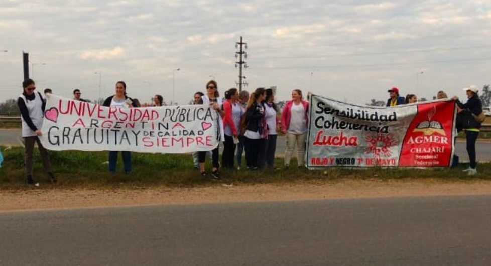 Gremios paran durante esta jornada en Entre Ríos: En Chajarí habrá movilizaciones de docentes