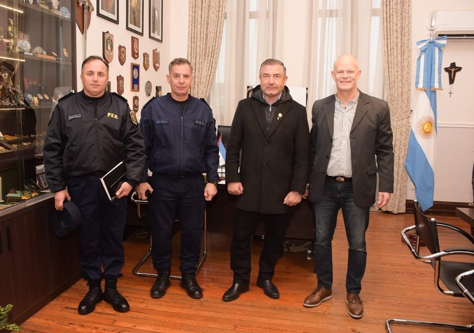 Por temas de seguridad, Rogelio Zanandrea se reunió con el ministro Roncaglia