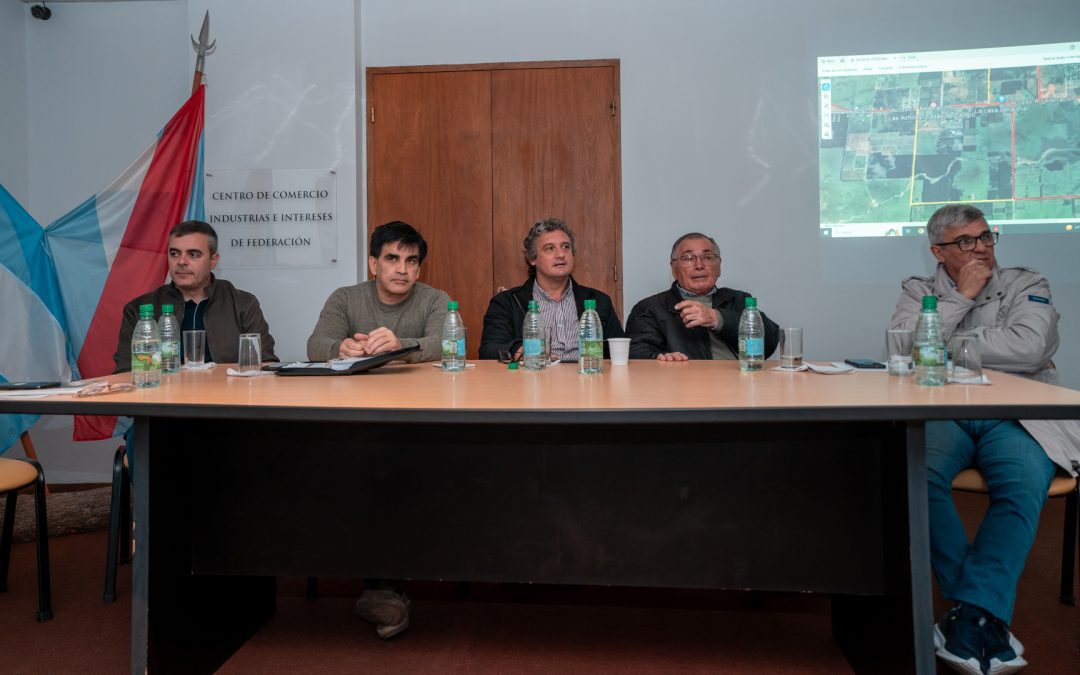 Técnicos de CAFESG dieron detalles de los avances del anteproyecto de readecuación vial de la ruta de acceso a Federación