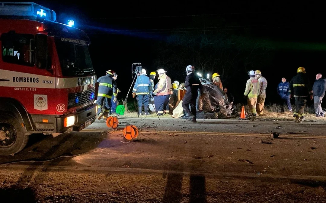 Los cuatro fallecidos en la ruta 131 regresaban de pescar: las identidades