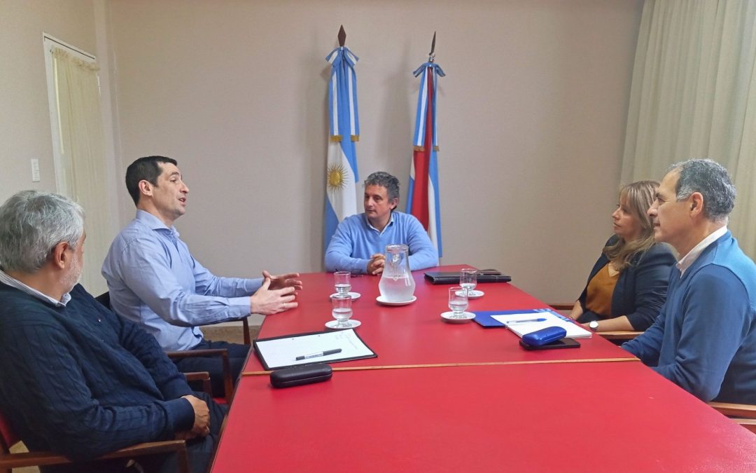 El intendente Ricardo Bravo analizó proyectos urbanísticos con el Banco Hipotecario Nacional