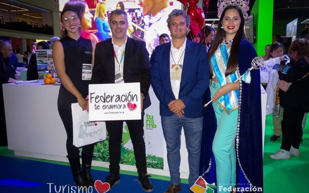 El intendente de Federación presente en la Feria Internacional del Turismo