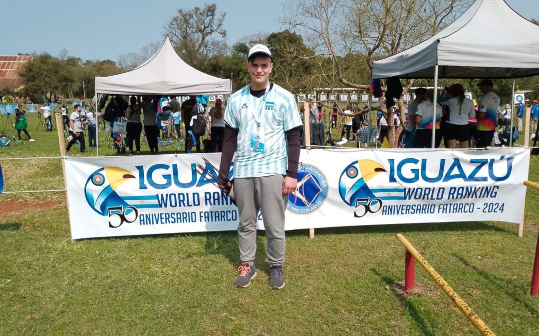 Gabriel Tonina obtuvo medalla de bronce en un Torneo Internacional de Tiro con Arco