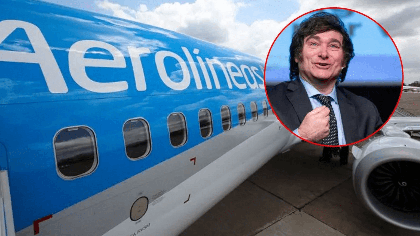 Milei firmará un decreto para privatizar Aerolíneas Argentinas