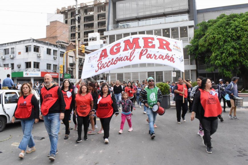 Día del Maestro, día de marcha: con varias demandas, Agmer irá a casa Casa de Gobierno