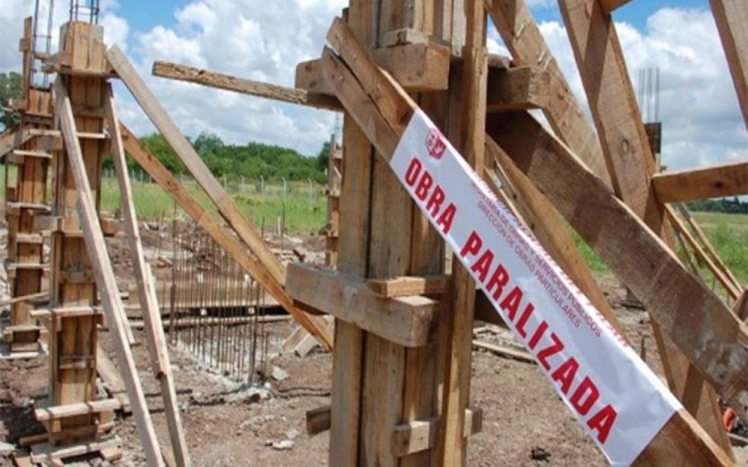 La Nación tiene frenadas 469 obras públicas en todo el país, 27 están en Entre Ríos