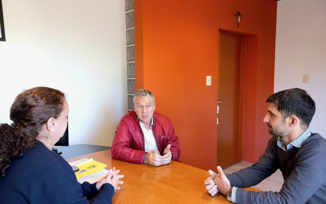 En vísperas del fin de semana, el flamante vicepresidente de la CTM visitó a la intendente de Villa del Rosario