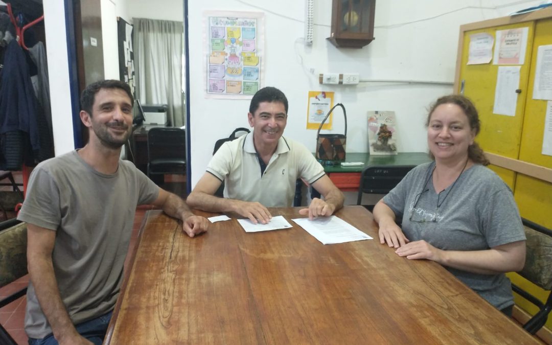 Perini visitó el Centro de Formación Profesional y entregó un nuevo aporte económico