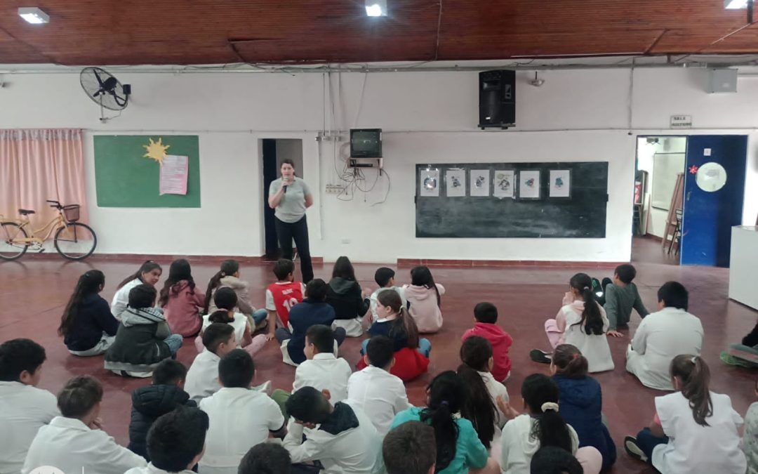 Ofrecieron charlas sobre la importancia del lavado de manos a alumnos de escuelas primarias