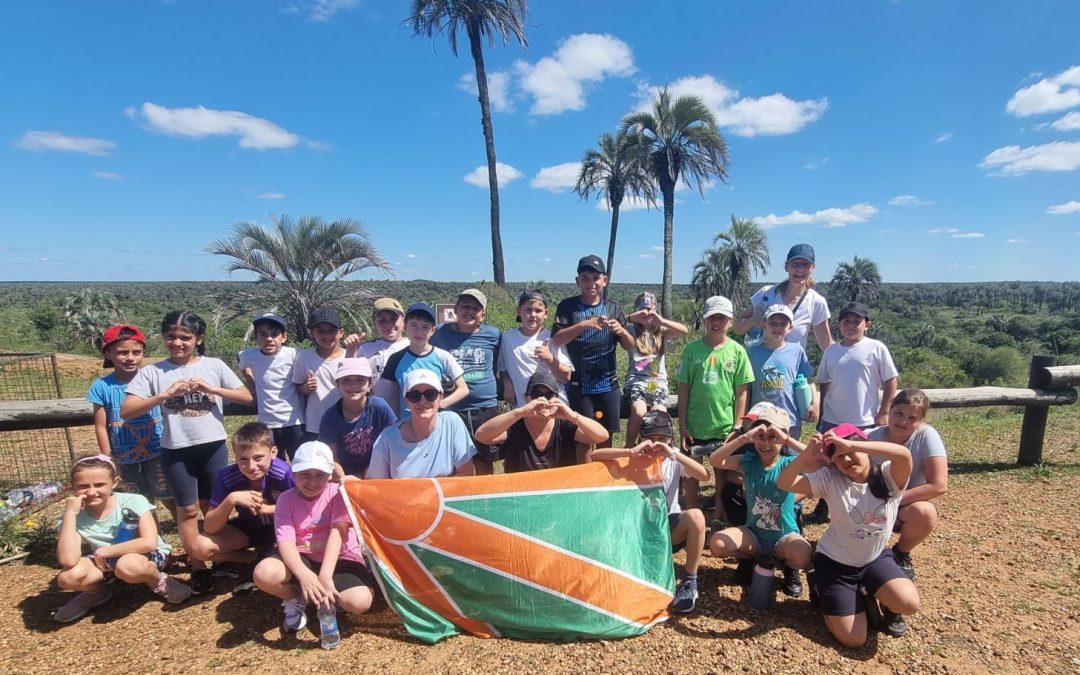 Concurso «Mi Bandera»: Alumnos de escuelas de Villa del Rosario visitaron El Palmar