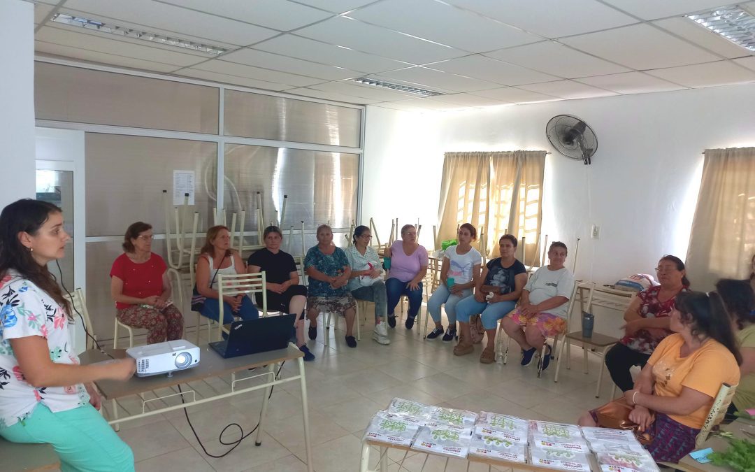 Se realizó el Taller de Alimentación Viva y Usos de Plantas Medicinales en el CIC de Villa del Rosario