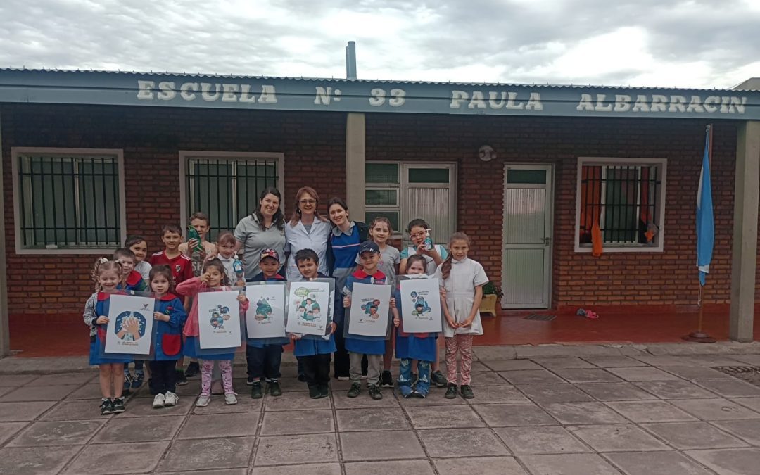 Brindaron charlas sobre lavado de manos y prevención de enfermedades en escuelas de Villa del Rosario