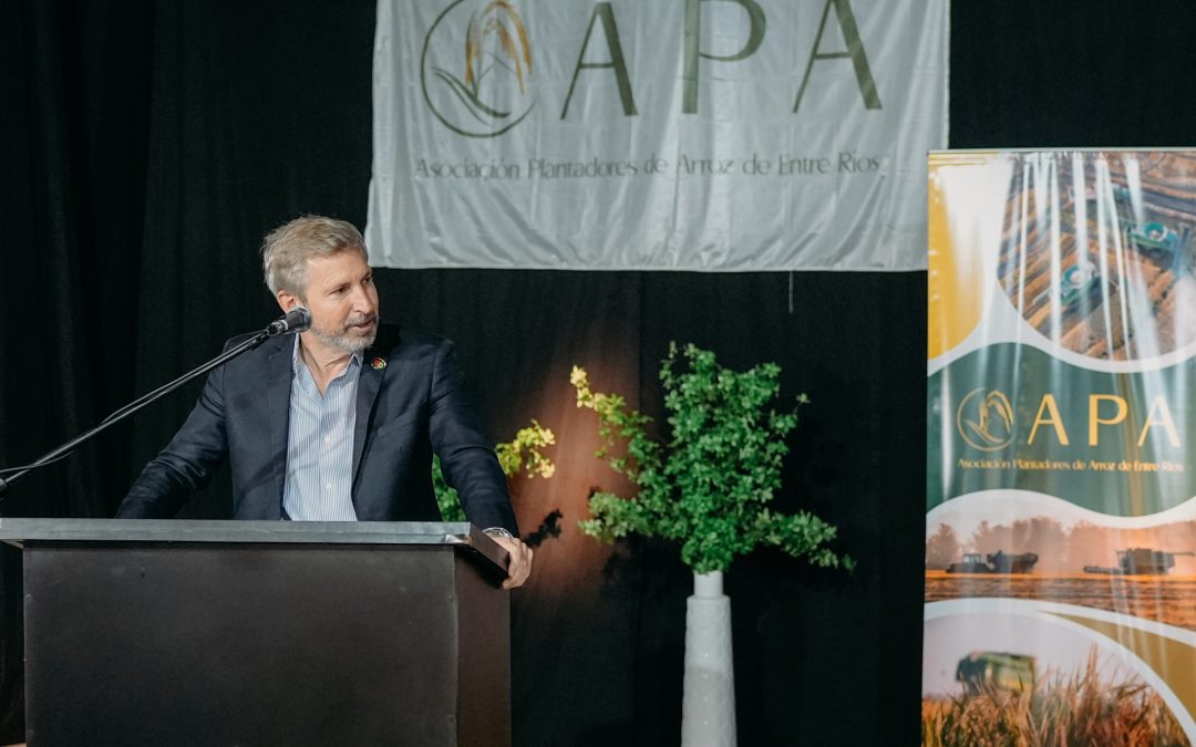 El gobernador presentó el sello de calidad Arroz Entrerriano