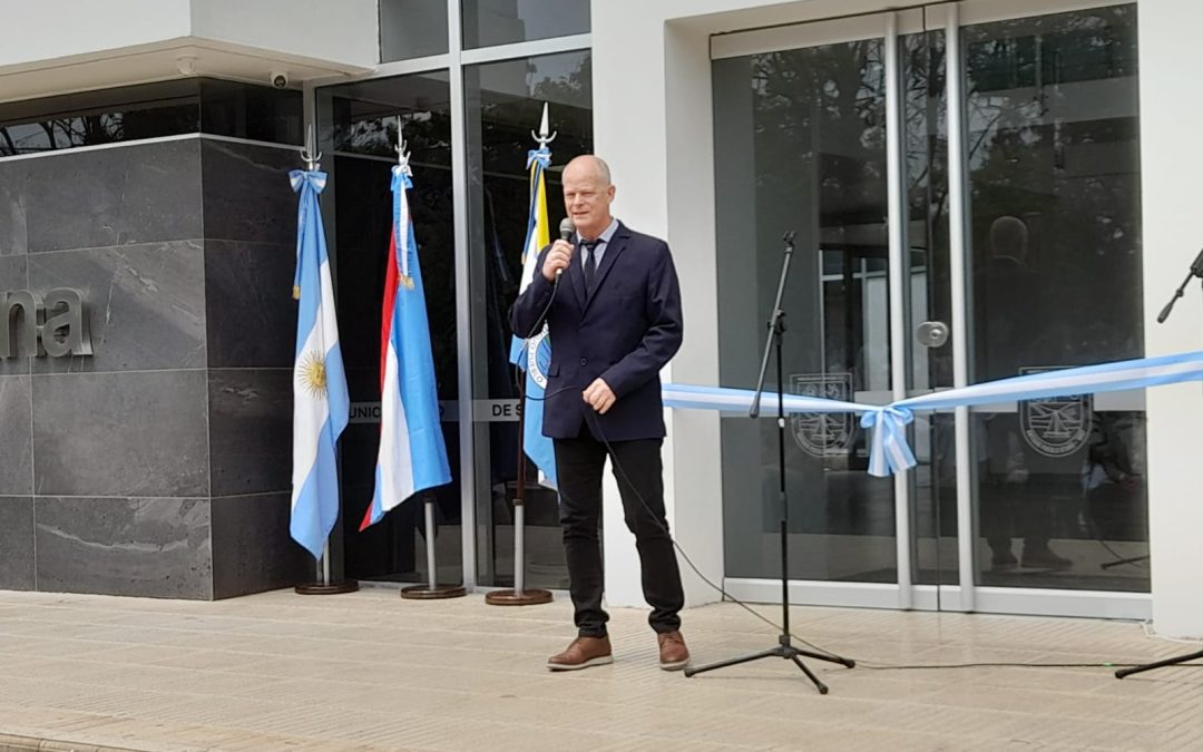 Inauguraron el nuevo edificio municipal de Santa Ana: «Que nada nos quite los sueños», dijo Zanandrea