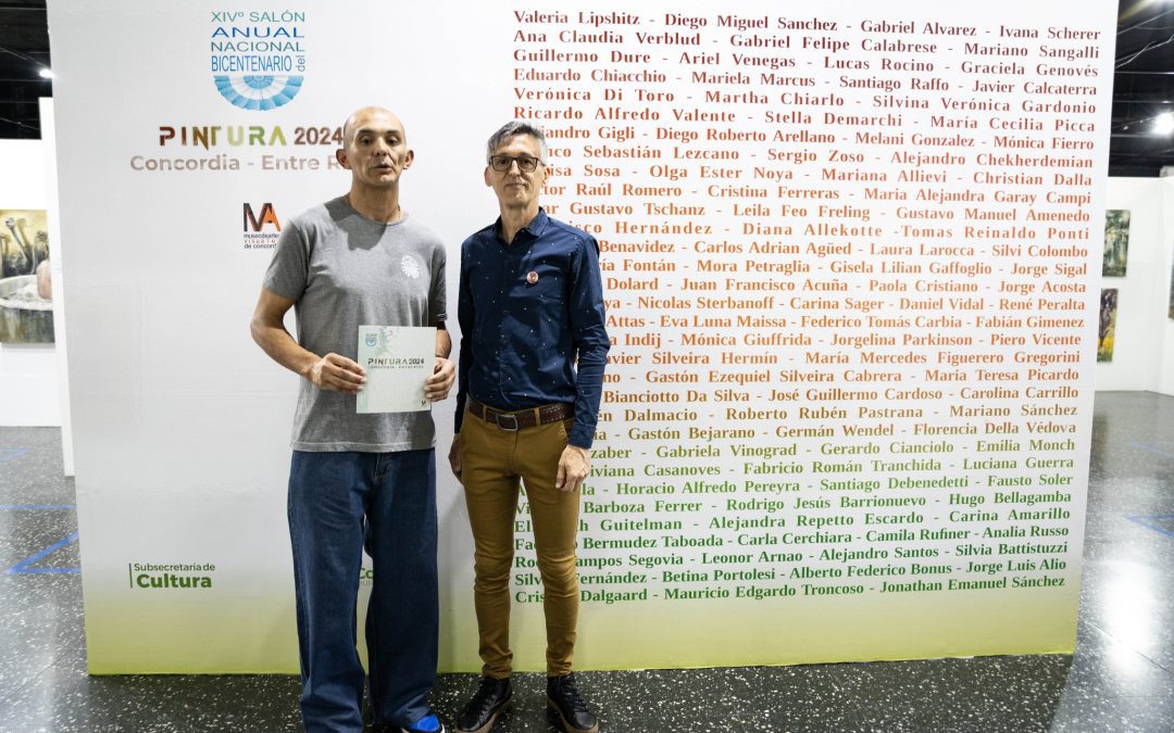 Con su obra denominada «Salida/Miedo», artista local participó del Salón Anual del Bicentenario del Museo de Artes Visuales de Concordia