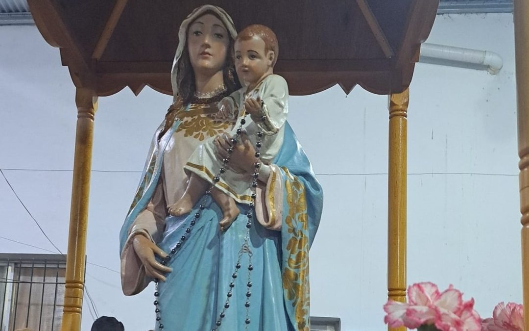 Villa del Rosario celebra el día de su Santa Patrona