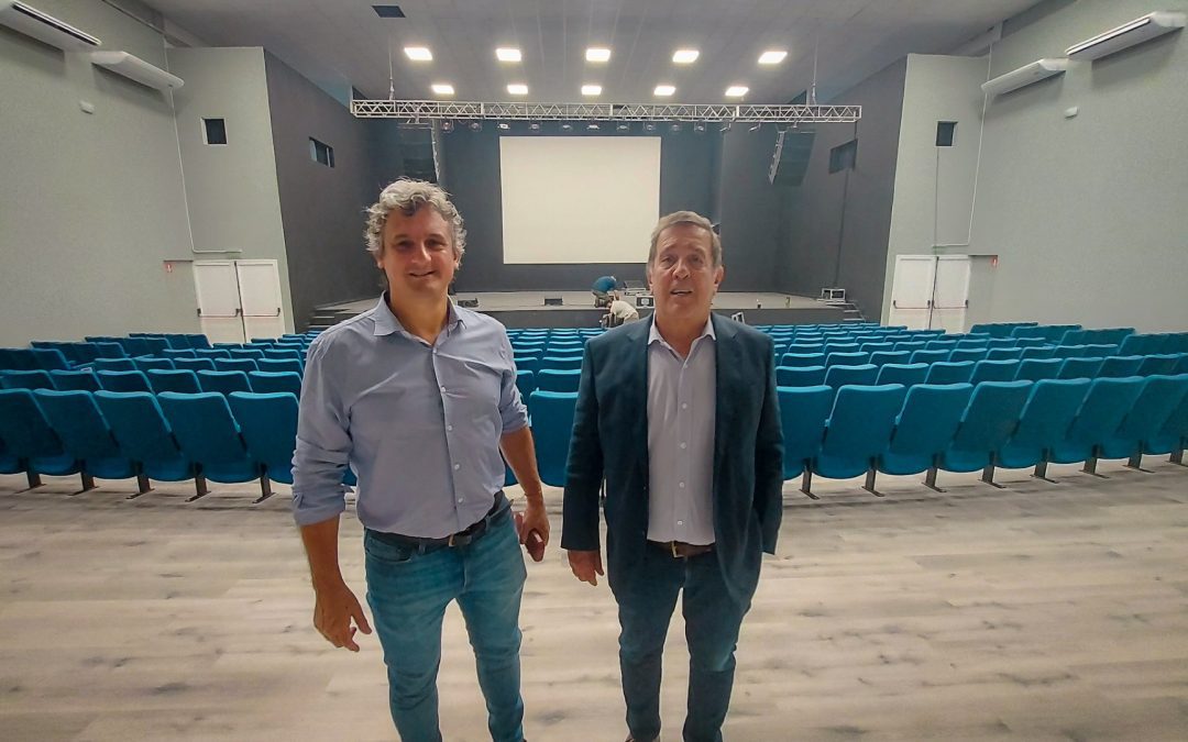 Bravo recibió a delegado de Salto Grande y realizó gestiones para el auditórium de Federación