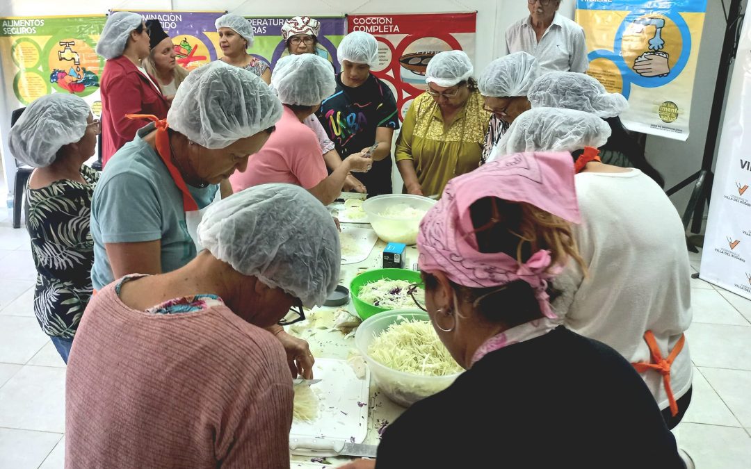 Se realizó un curso de elaboración de chucrut en el CIC de Villa del Rosario
