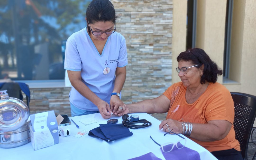 Por el Día Mundial de la Diabetes, se realizaron diferentes controles de salud a vecinos de Villa del Rosario