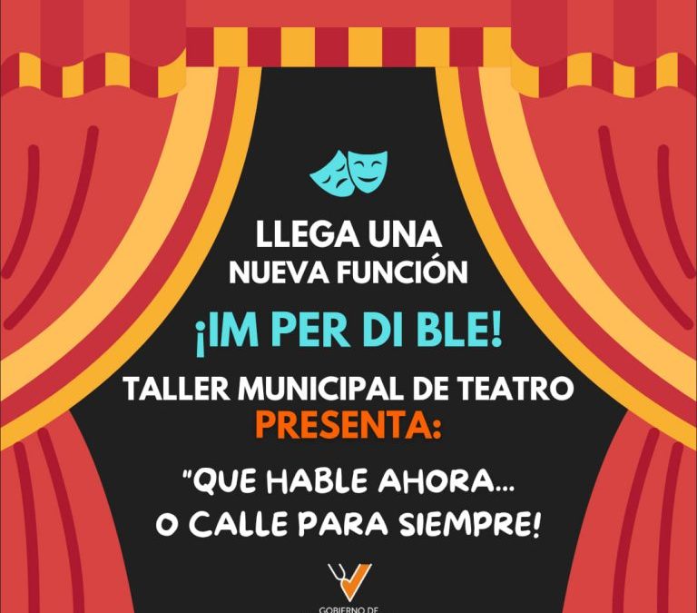 El Taller Municipal de Teatro de Villa del Rosario presentará su nueva obra