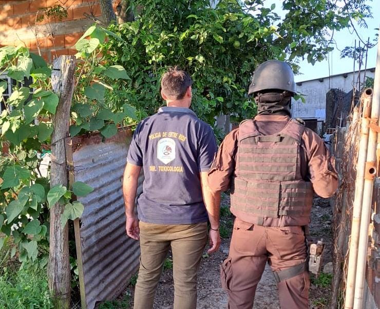 Detenidos en Chajarí por causa de narcotráfico fueron trasladados a la Unidad Penal de Concordia