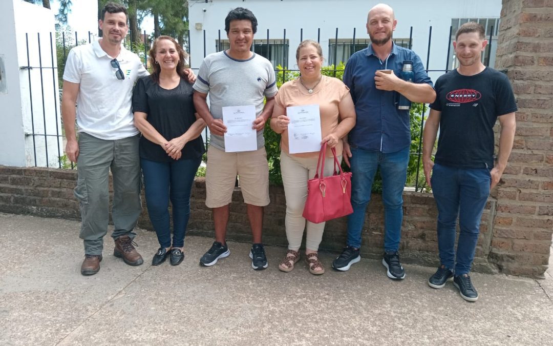 Por gestiones de concejales de Juntos por Entre Ríos, clubes de la localidad recibieron termotanques solares