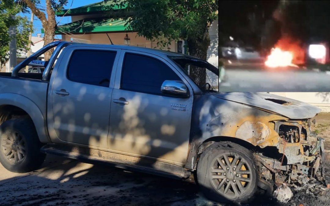 Allanaron un domicilio por el supuesto incendio intencional de un vehículo en Chajarí: secuestraron celulares y una camioneta