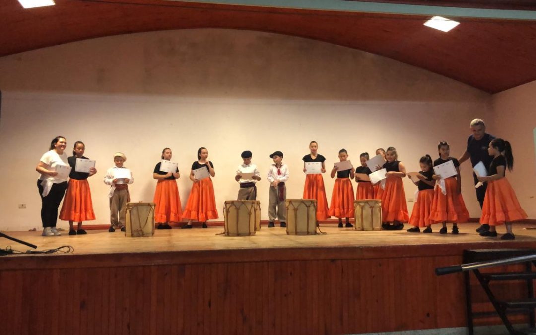 Se realizó el cierre del Taller de Folclore para Niños en Santa Ana