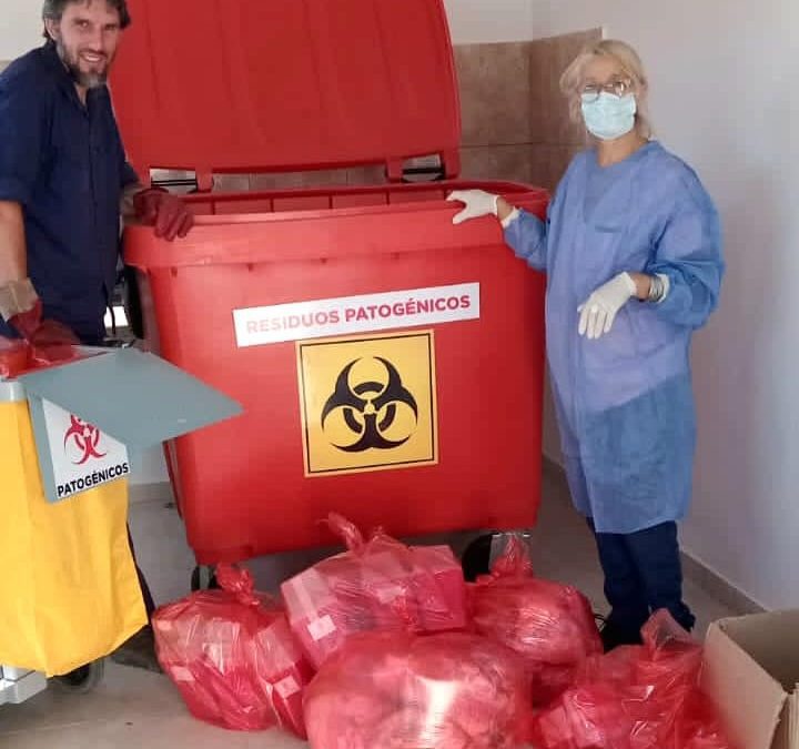 Comenzaron a trasladar a una empresa concordiense los residuos biopatogénicos generados en el CIC de Villa del Rosario