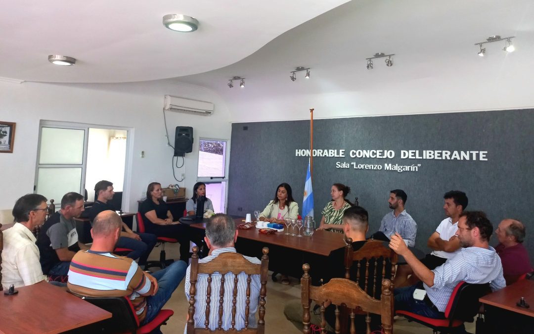 La directora de Industria y Parques Industriales de la provincia visitó Villa del Rosario y se reunió con autoridades y empresarios locales