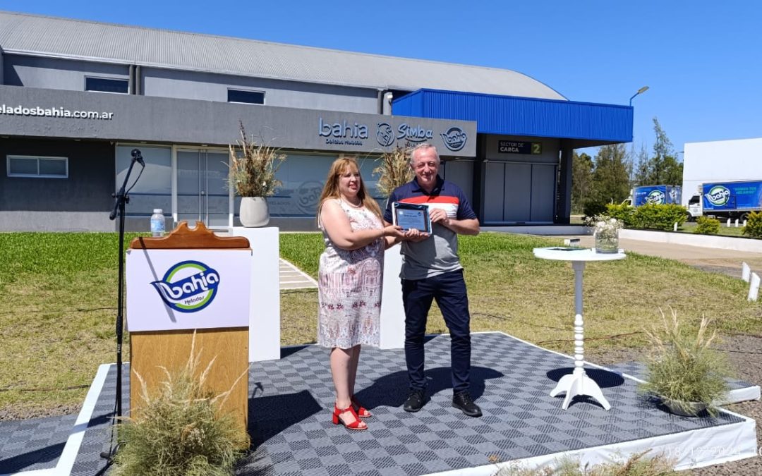 La empresa chajariense “Bahía Helados” recibió la certificación del Sello Ambiental Argentino