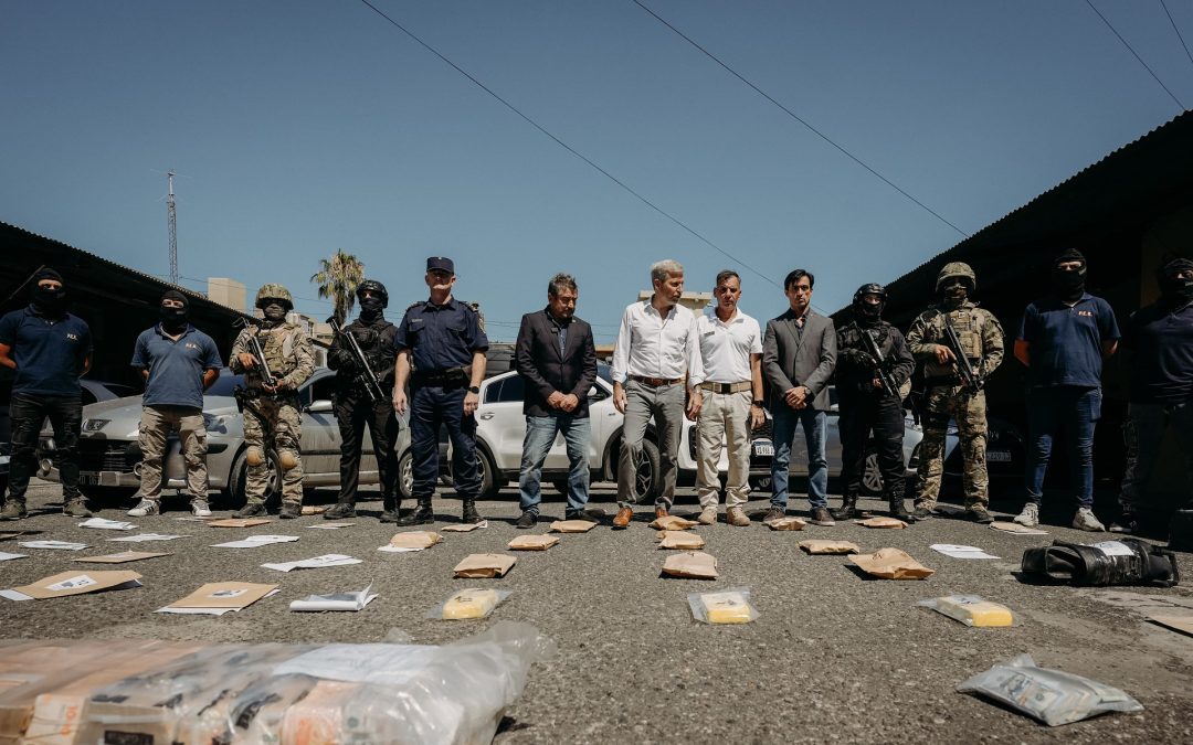 Frigerio valoró el trabajo de la Policía de Entre Ríos y la Justicia Federal que incautó 18 kilos de cocaína