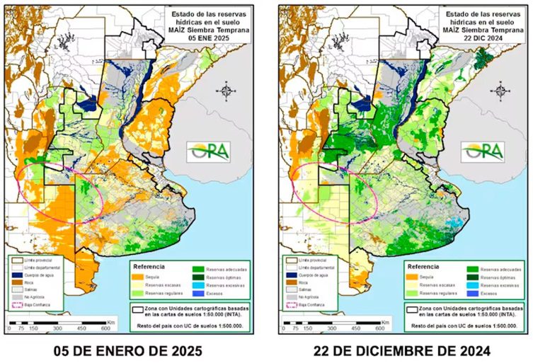La ola de calor pone al campo en situación de alarma: para cuándo pronostican lluvias