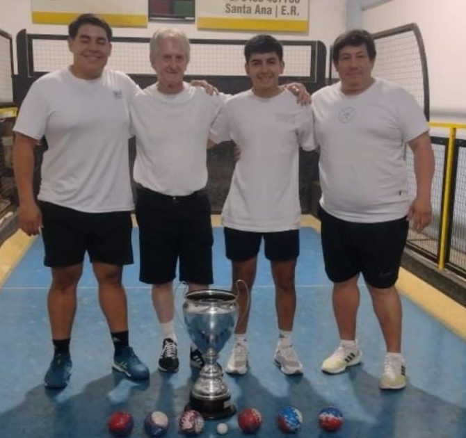 Se disputó la final del torneo de bochas de la 10° Fiesta Nacional de la Sandía