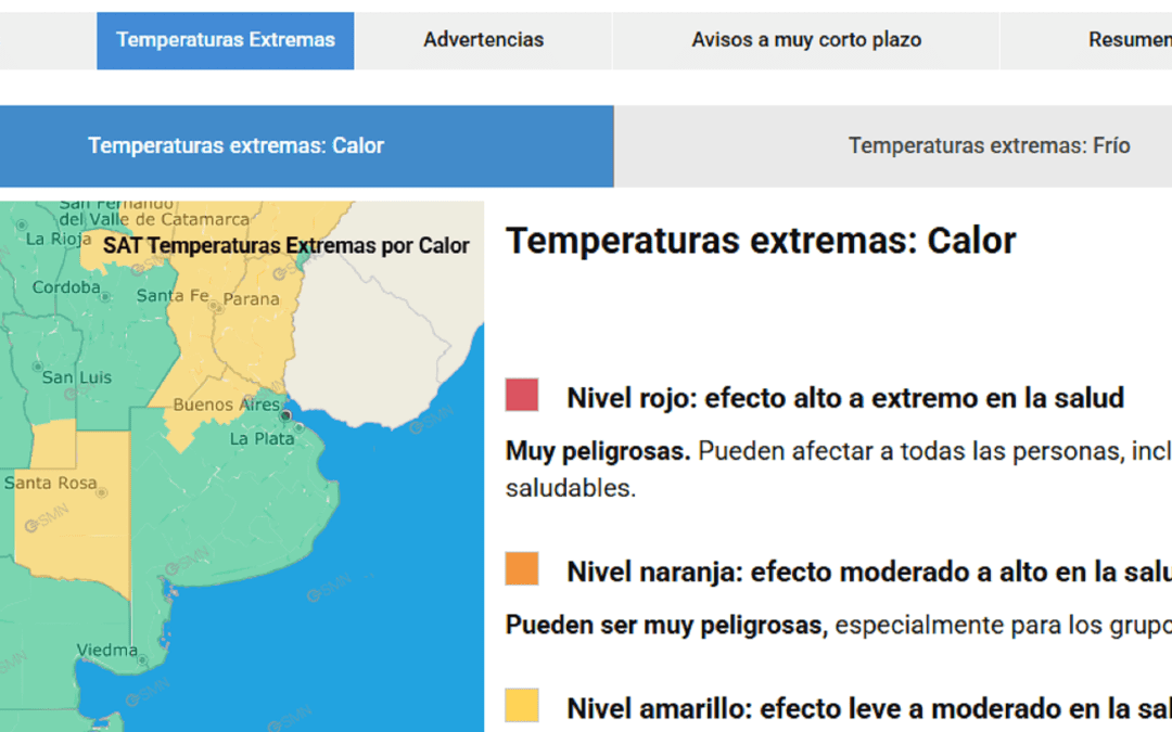 Se renueva la alerta amarilla en la provincia de Entre Ríos