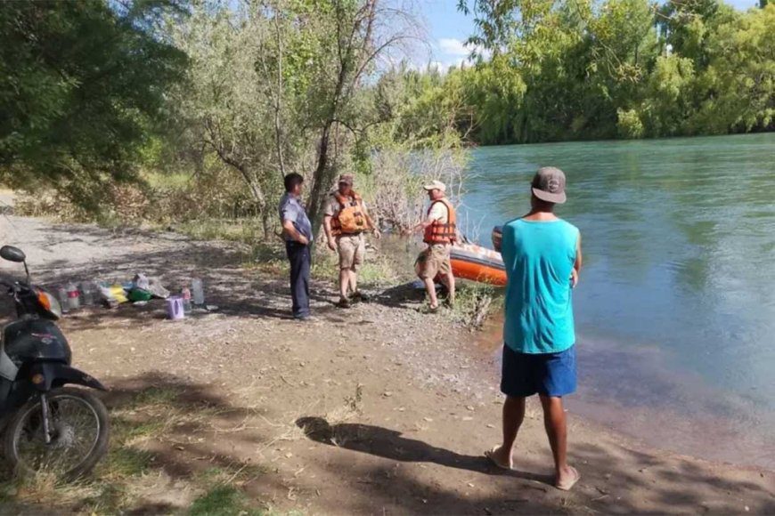 Hallaron un cuerpo en el río Neuquén: podría ser el cosechero de Concordia