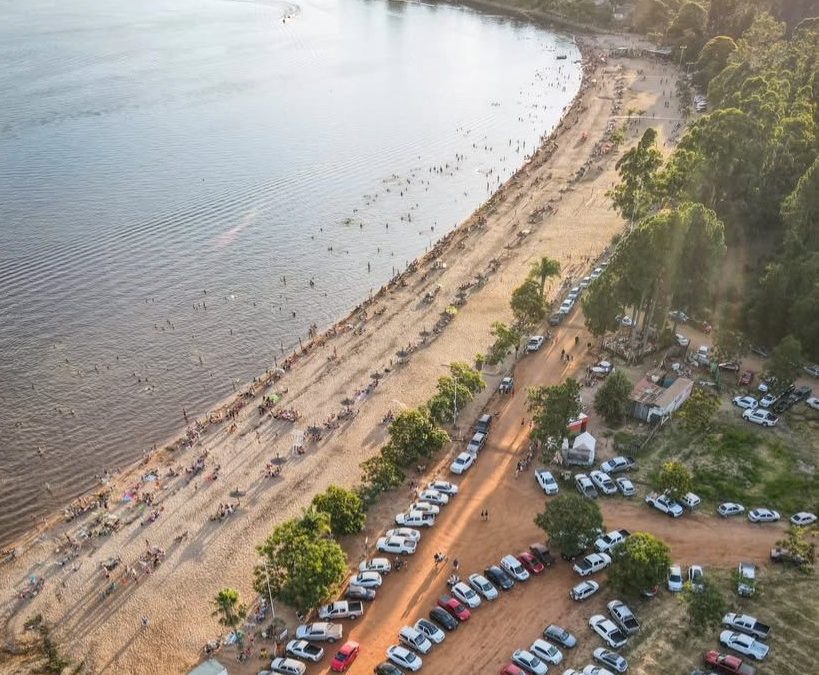 Santa Ana comenzó el 2025 con sus playas colmadas