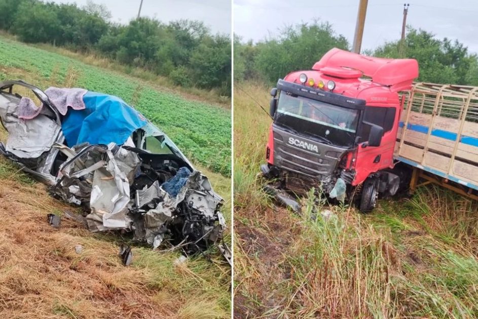 Tres hombres murieron tras choque en Ruta 12: dos víctimas son de Buenos Aires y uno de Entre Ríos