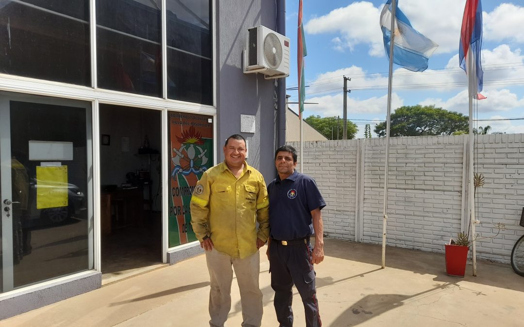 «Es la primera vez que nos toca combatir un incendio de estas dimensiones», dijo el jefe de Bomberos Voluntarios de Villa del Rosario