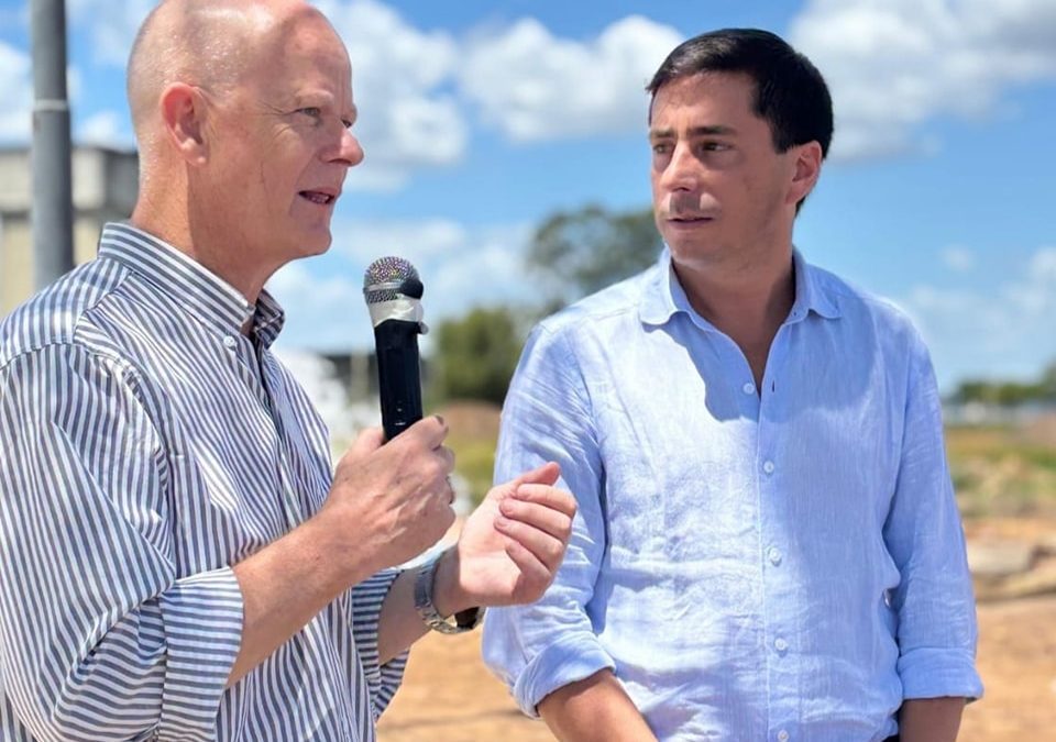 El secretario general de la Gobernación visitó Santa Ana