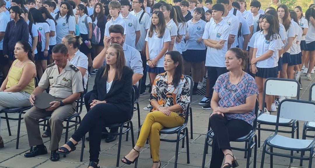 Vanina Perini participó de la inauguración del ciclo lectivo en Chajarí