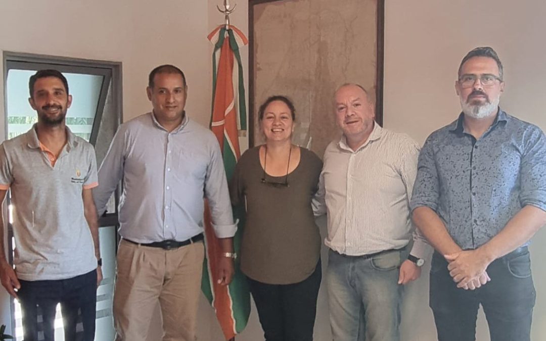 Perini recibió a funcionarios provinciales para abordar temas de salud, discapacidad, acción social y seguridad