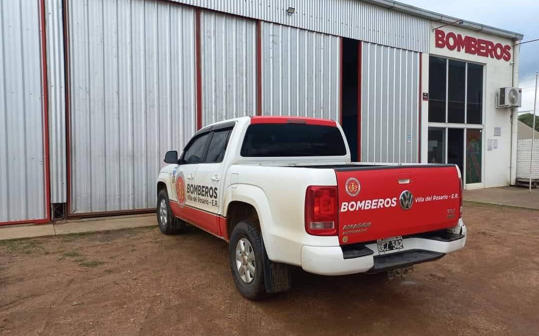 El Municipio de Villa del Rosario entregó aportes económicos a Bomberos Voluntarios y la Policía