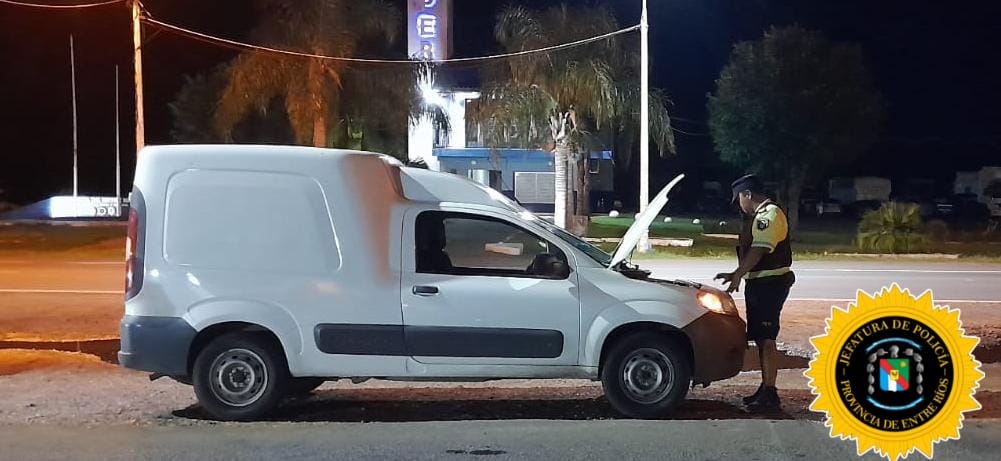 En Paso Cerrito interceptaron un vehículo con pedido de secuestro desde 2021