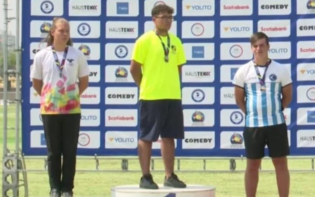 Gabriel Tonina obtuvo tres medallas de bronce en el Sudamericano de Chile